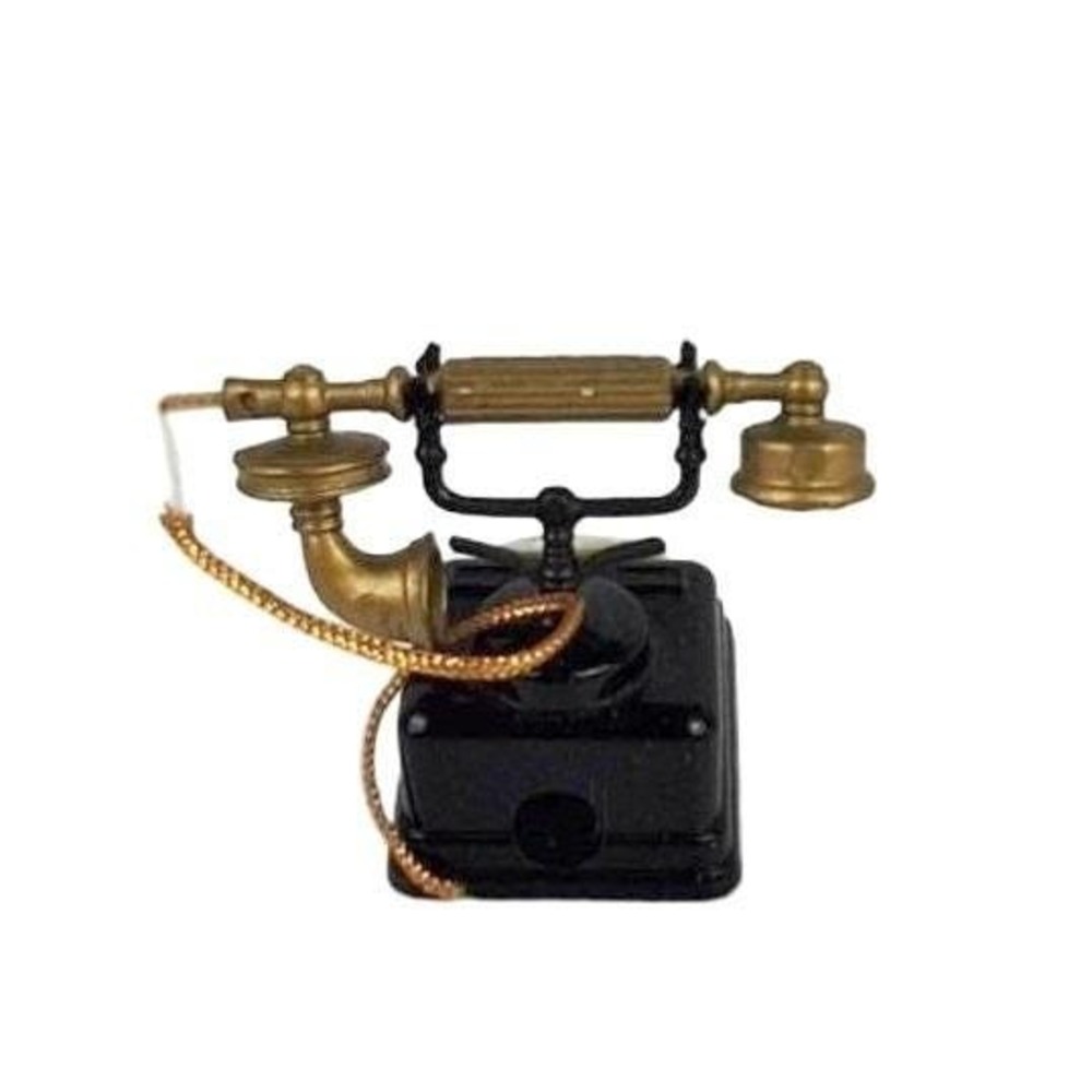 Vintage Hong Kong Miniature Die Cast Metal Pencil Sharpener Phone - Picture 3 of 4